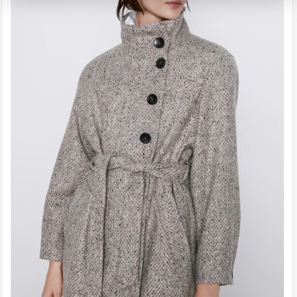 ZARA High Collar Coat S - Picture 3 of 3